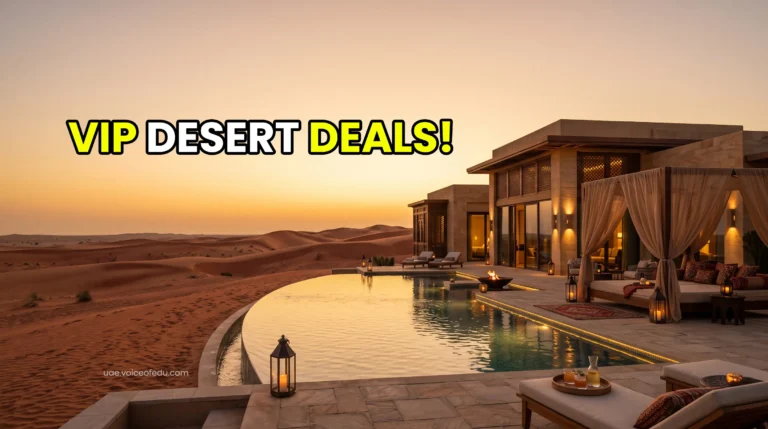 Booking a 5-star desert safari resort in Abu Dhabi with VIP OTA deals